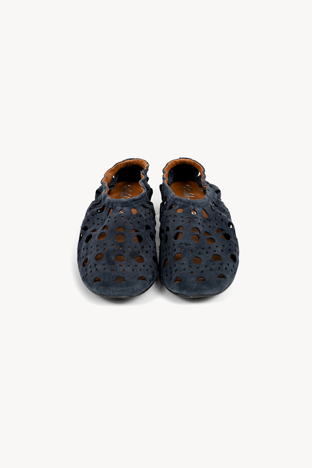 Nomada Perforated Loafer, Navy — front