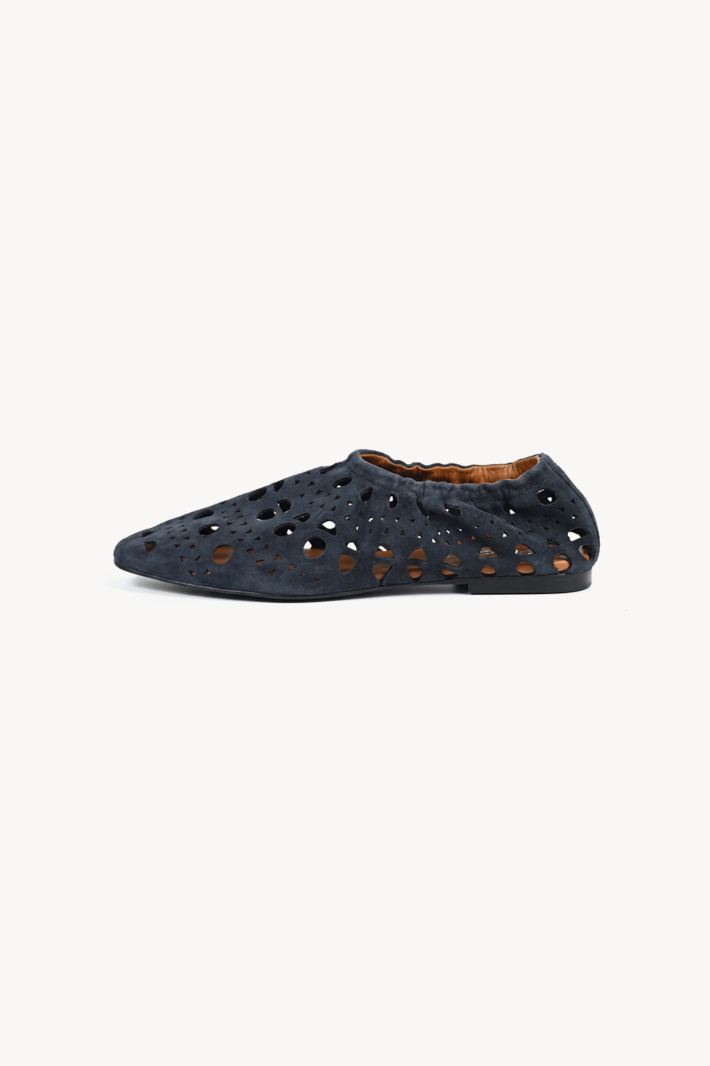 Nomada Perforated Loafer, Navy — right