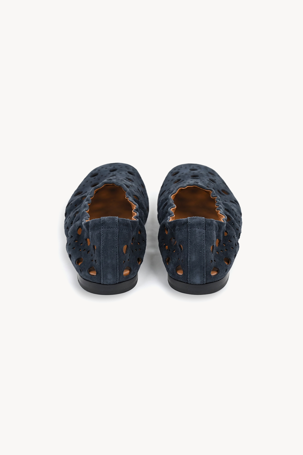 Nomada Perforated Loafer, Navy — back