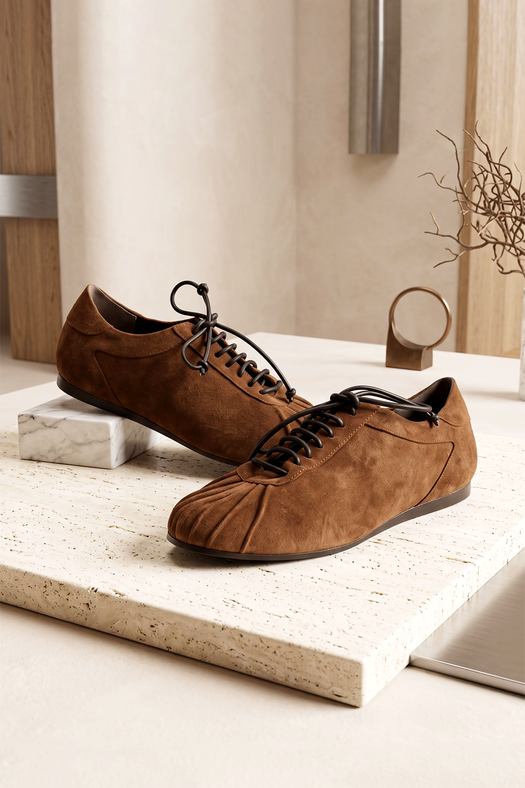 Taberna Laced Loafer, Tan — main