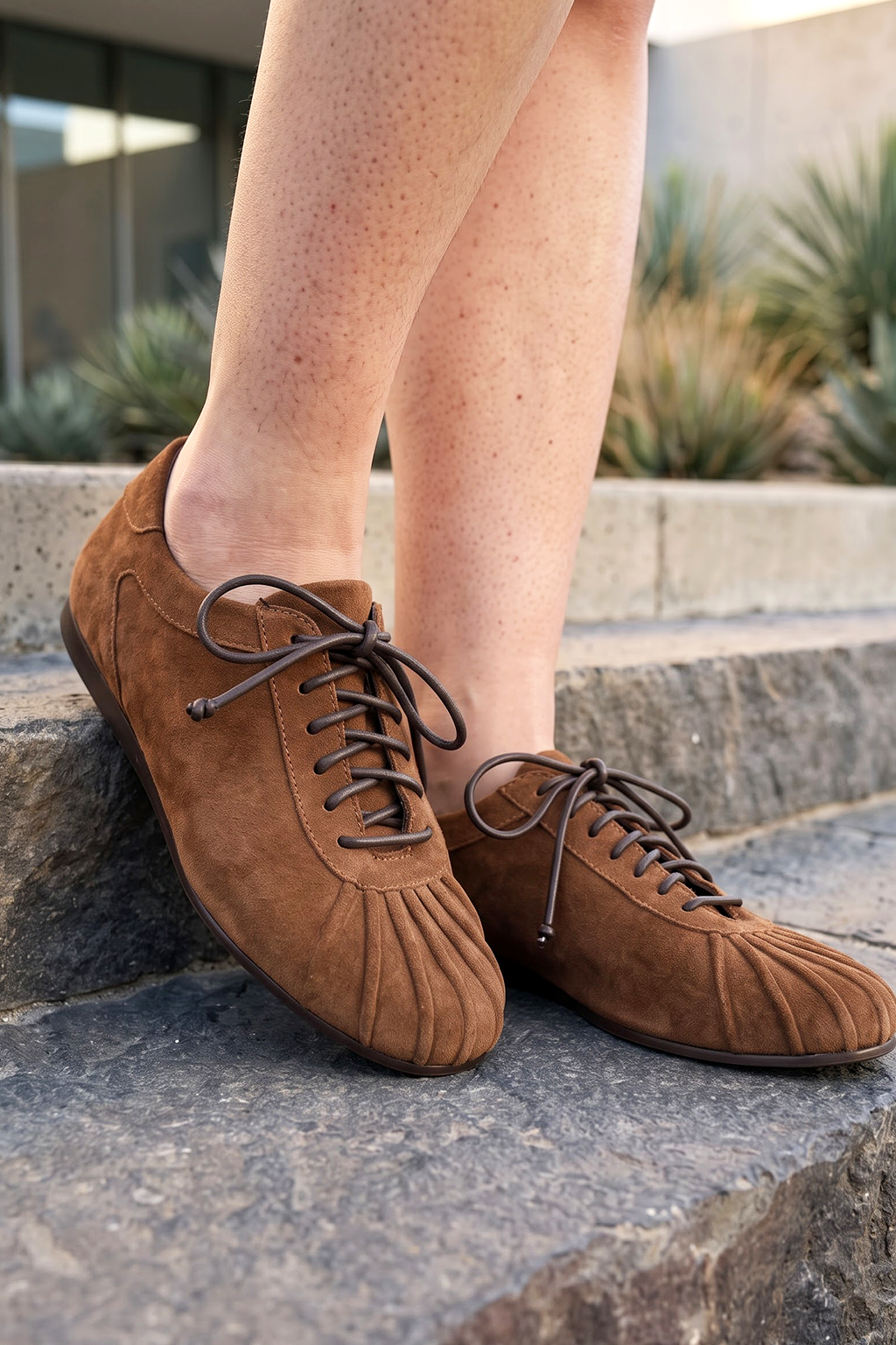 Taberna Laced Loafer, Tan — lifestyle