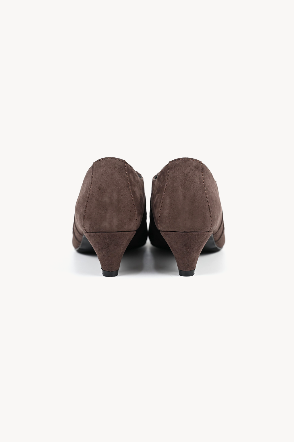 Amara Suede Pump, Brown — back