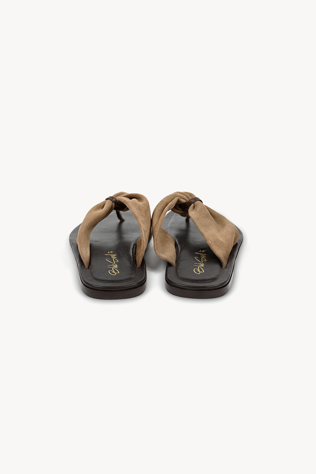 Karina Knot Sandal, Beige — back