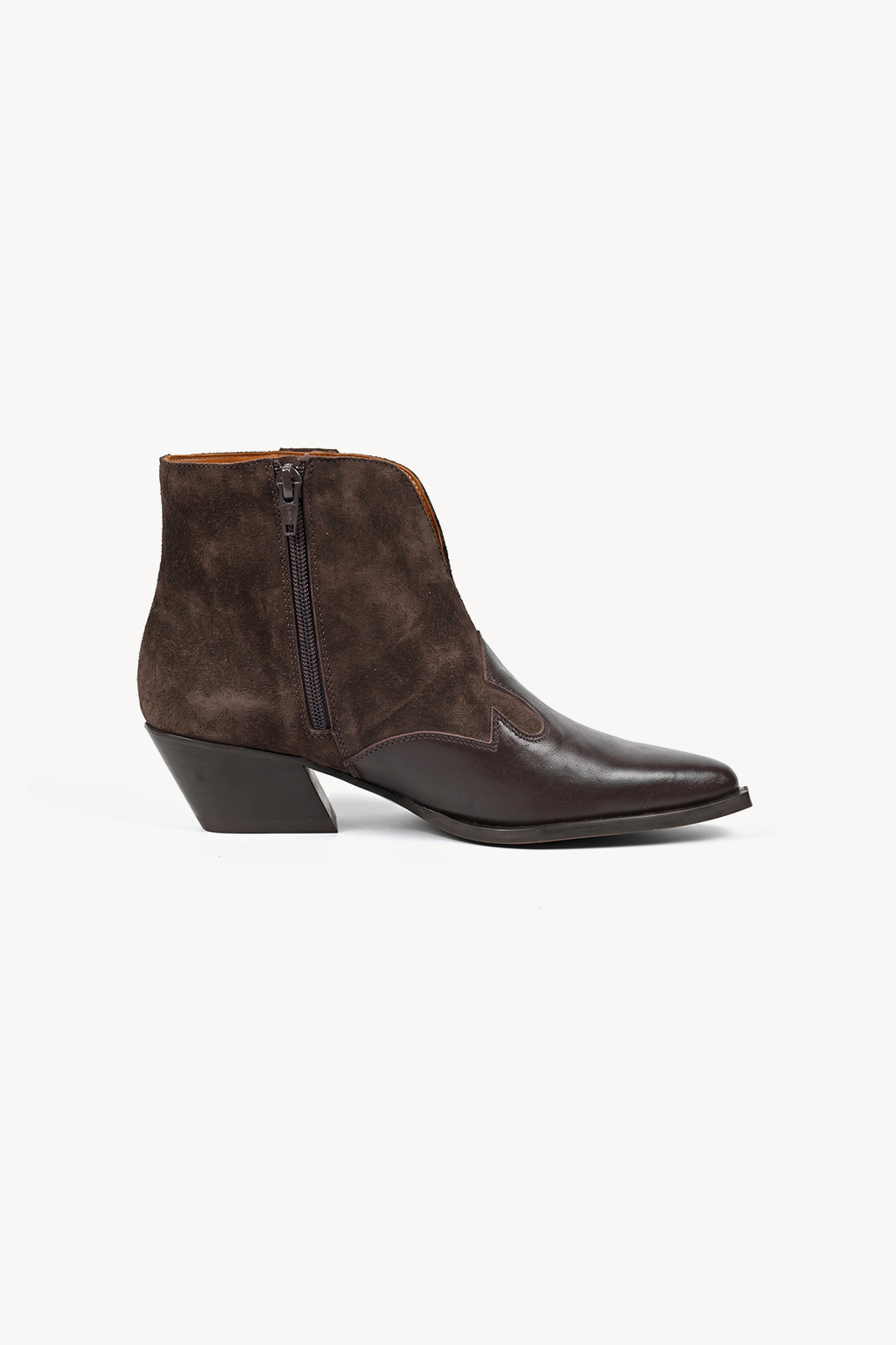 Tremaine Western Boot, Brown — left