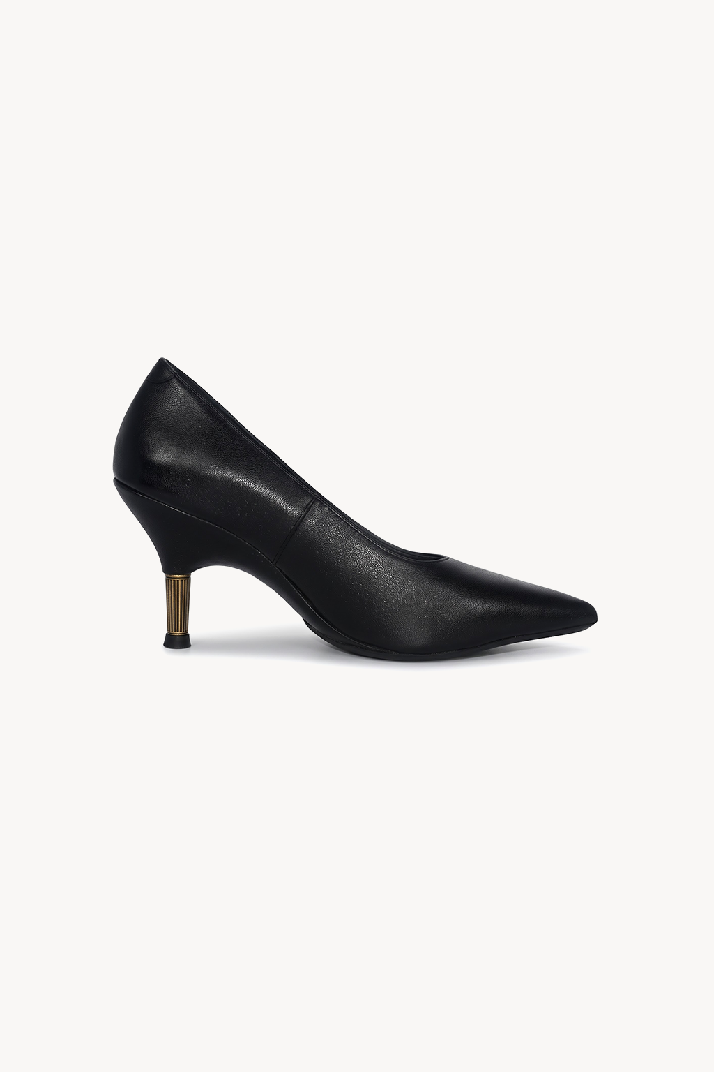 Meridia Pointed Pump, Black — left