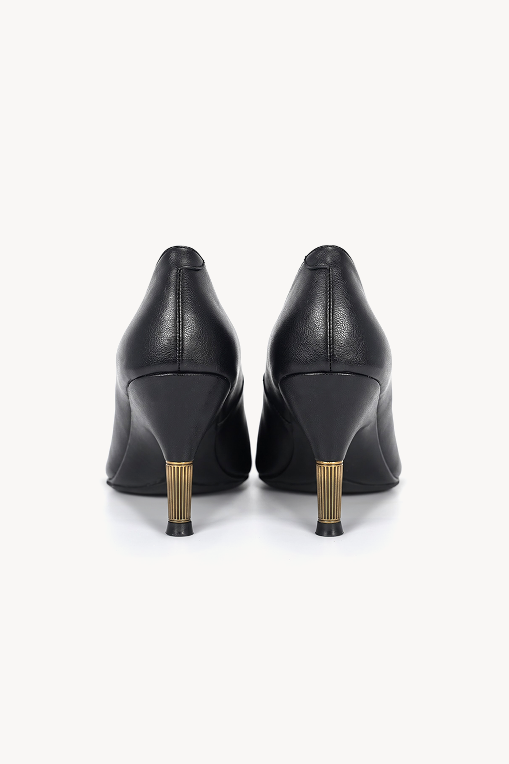Meridia Pointed Pump, Black — back