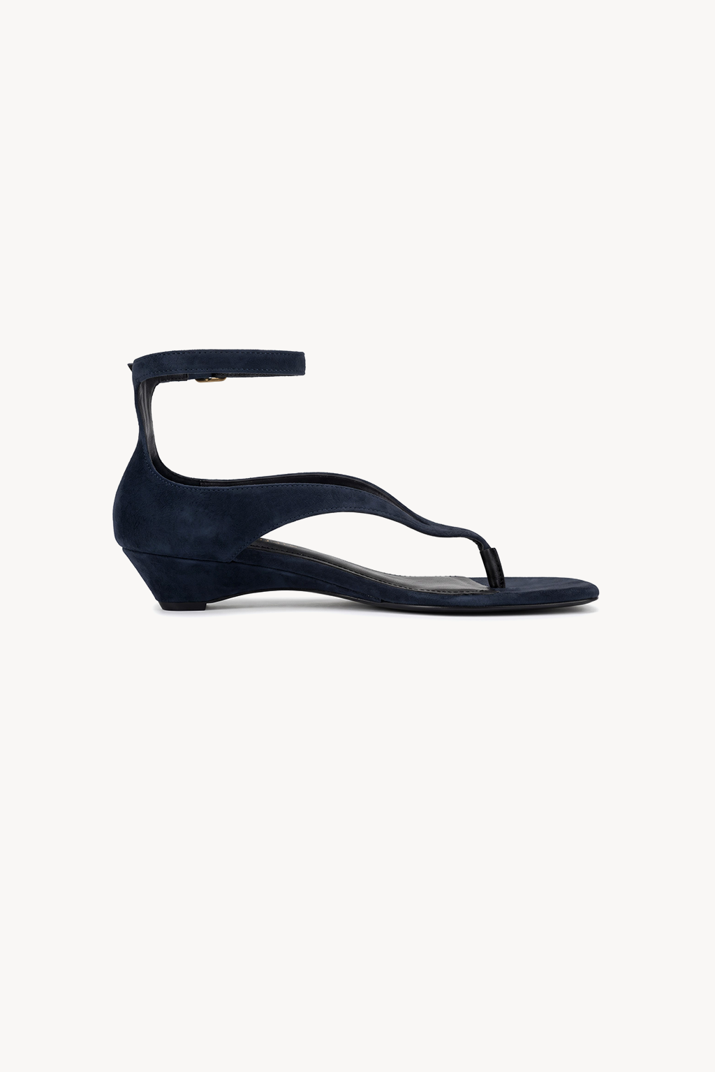 Walton Ankle Strap, Navy — left