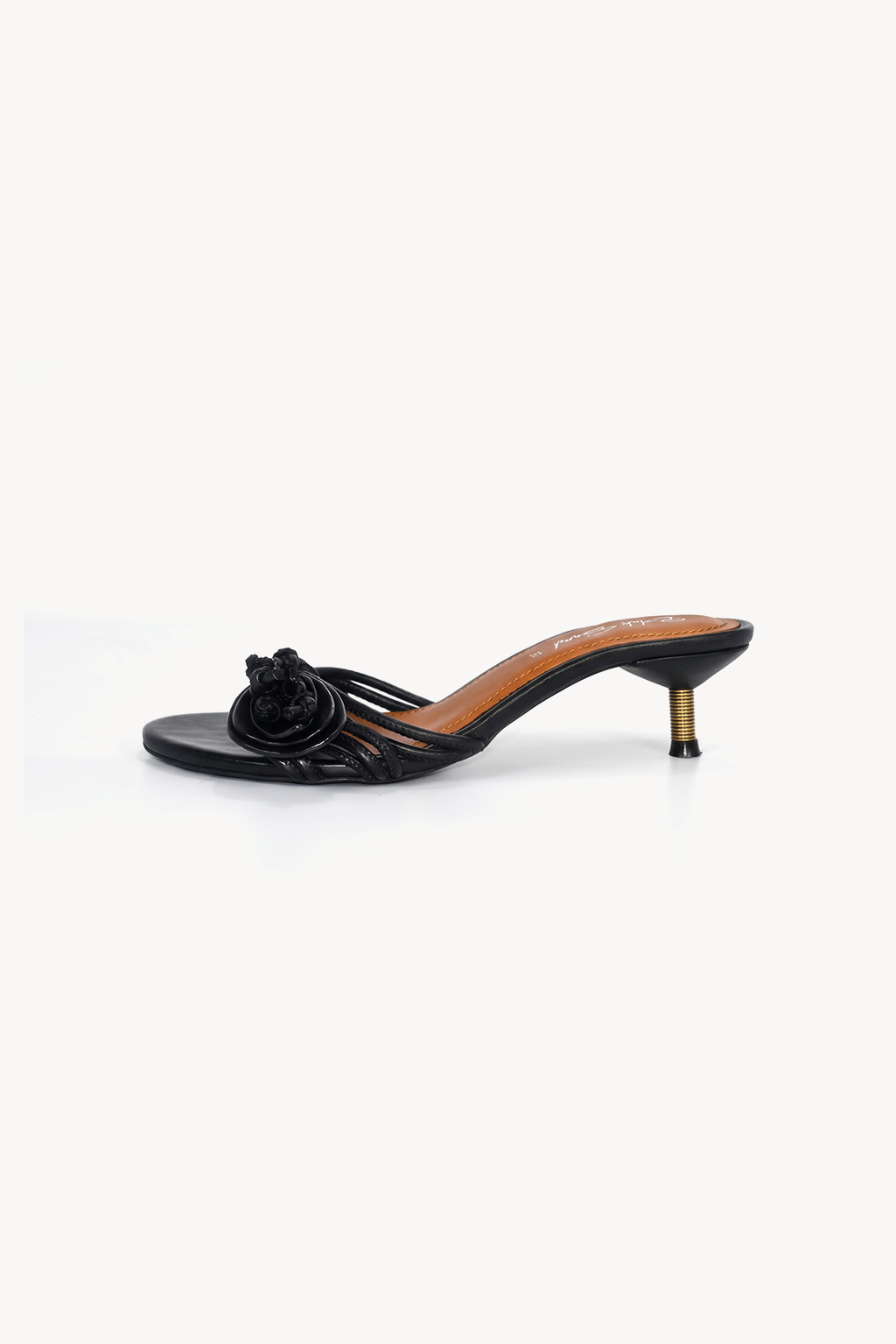 Cascade Knot Mule, Black — right