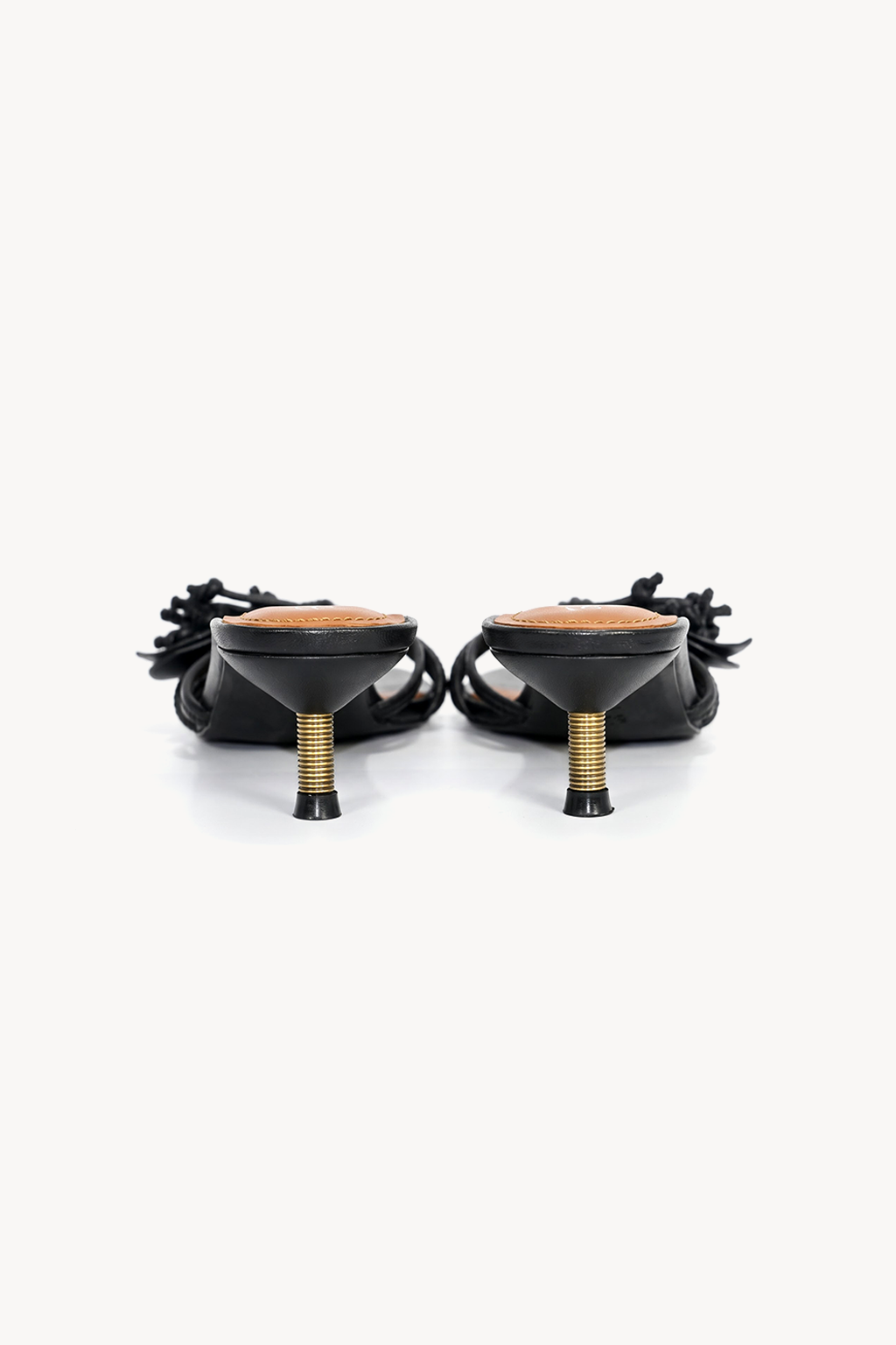 Cascade Knot Mule, Black — back