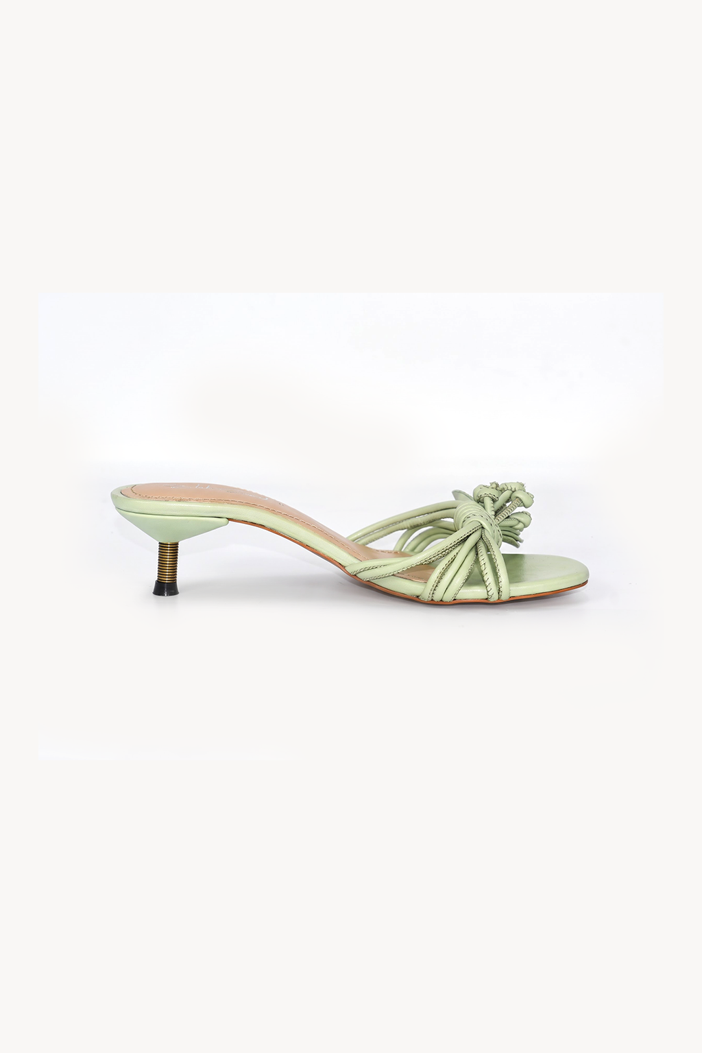 Cascade Knot Mule, Green — left