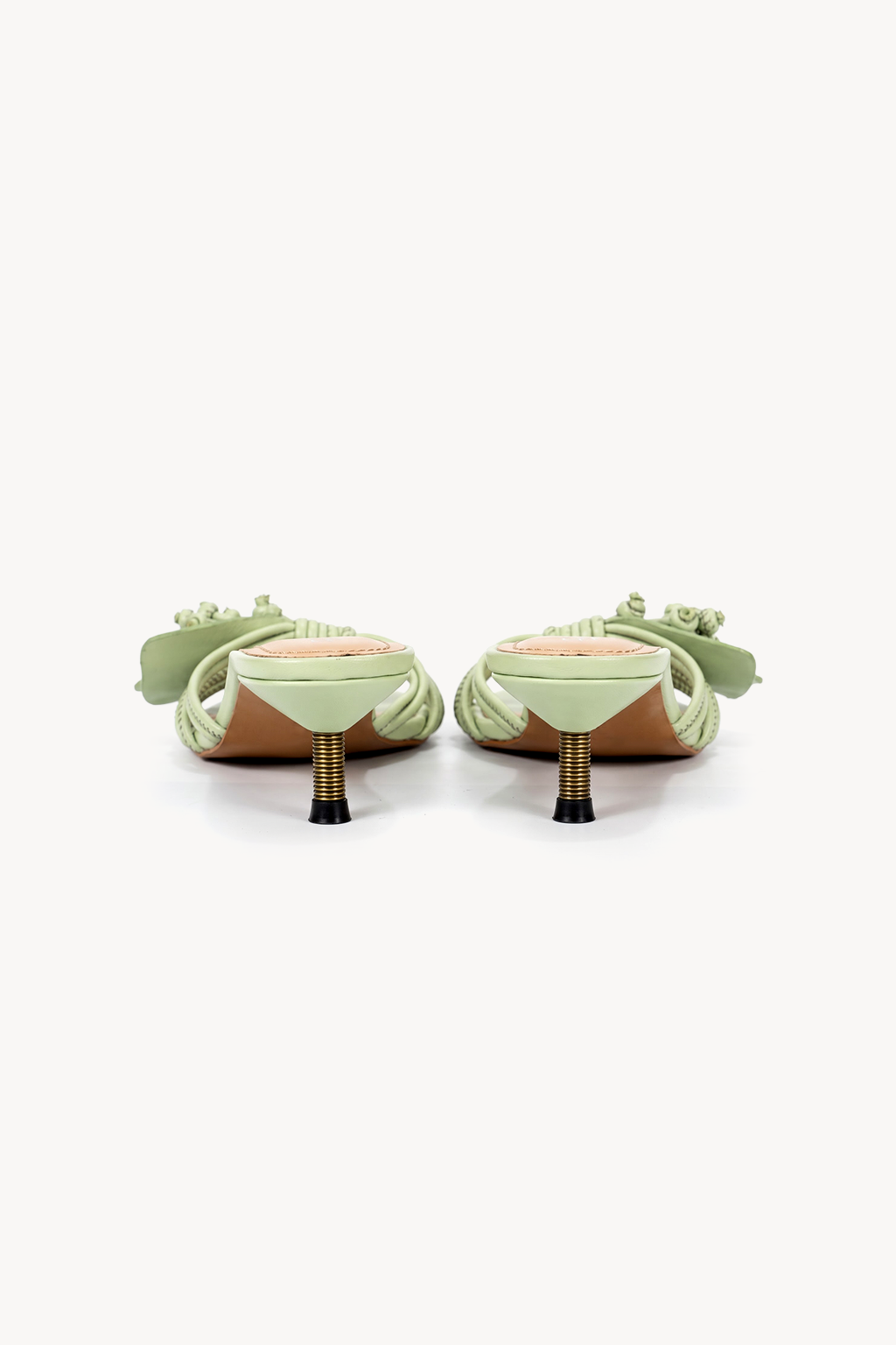 Cascade Knot Mule, Green — back