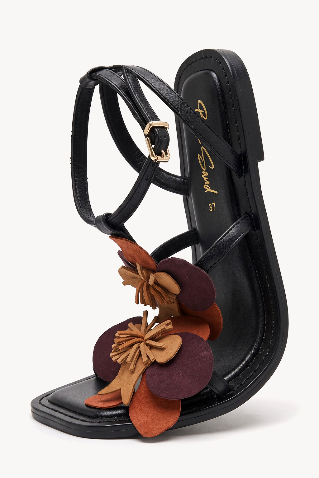 Corsena Strap Sandal, Black — bend