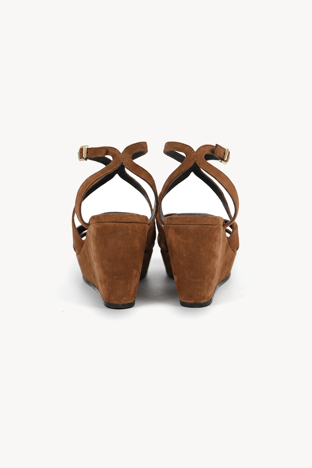Cascara Wedge Sandal, Tan — back