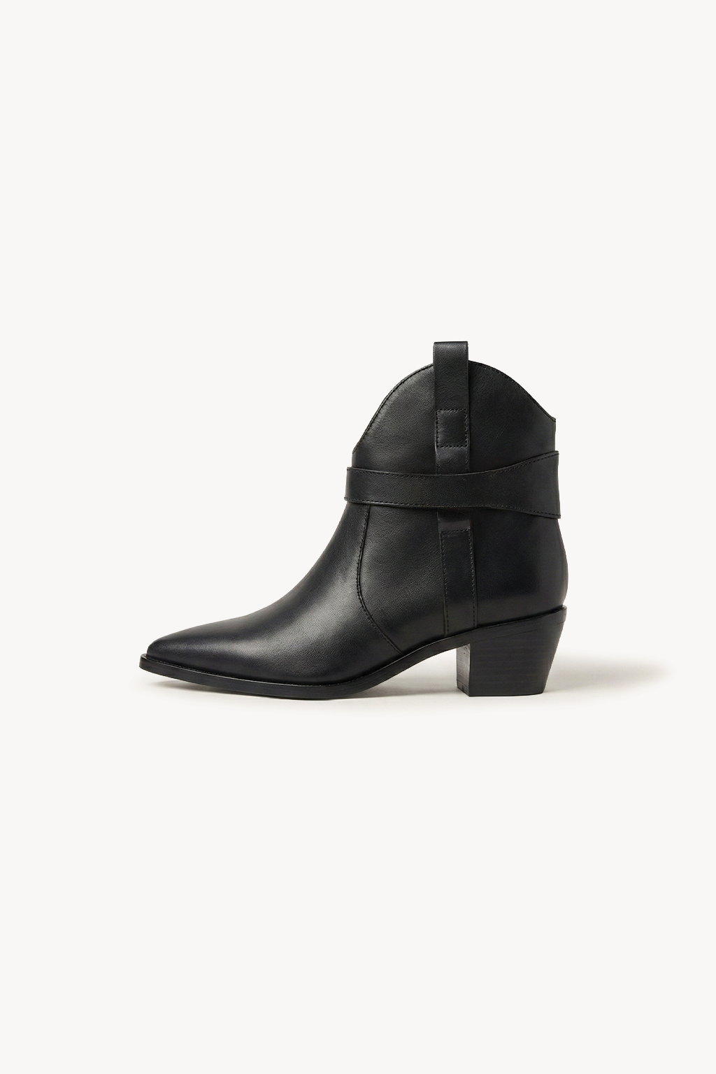 Vael – Saddled with Ring Ankle Boots, Brown — 04 side profile 2