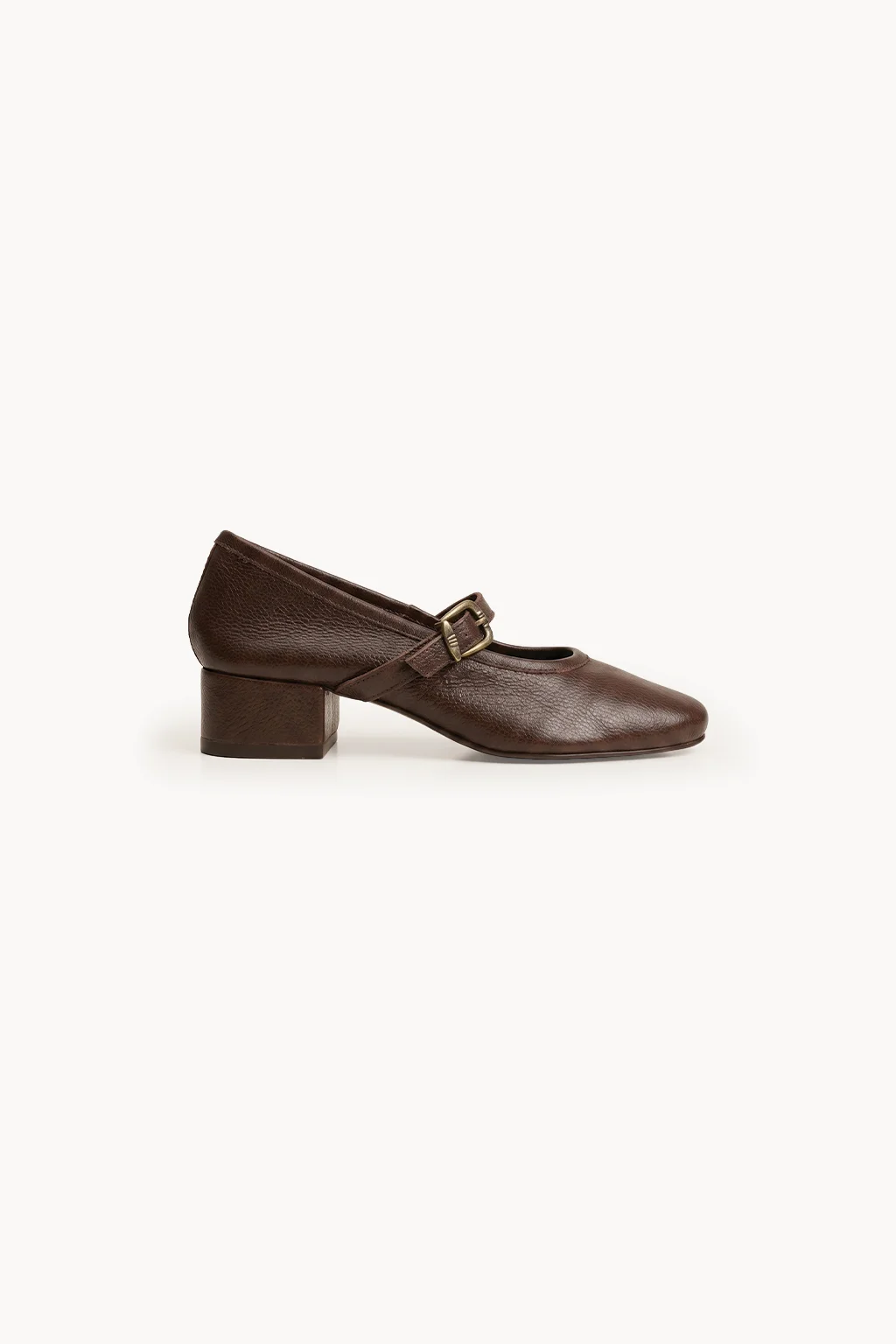 Venezia Classico Ballerina, Deep Brown — 03 side profile
