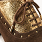 Venezia Oro Brogue Heel