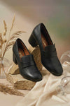 leather loafers women