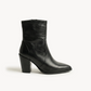 Wintare – Sculpted Leather Ankle Boots