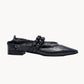 black ballerina shoes