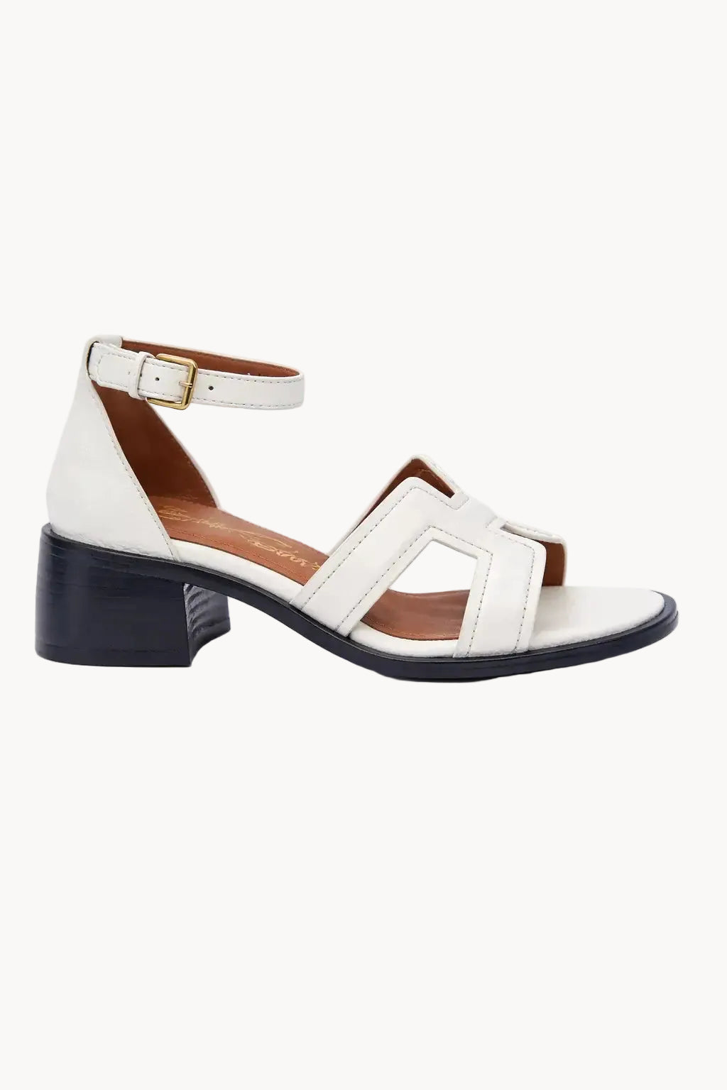 Lumiere Sandal, White — 01 side profile