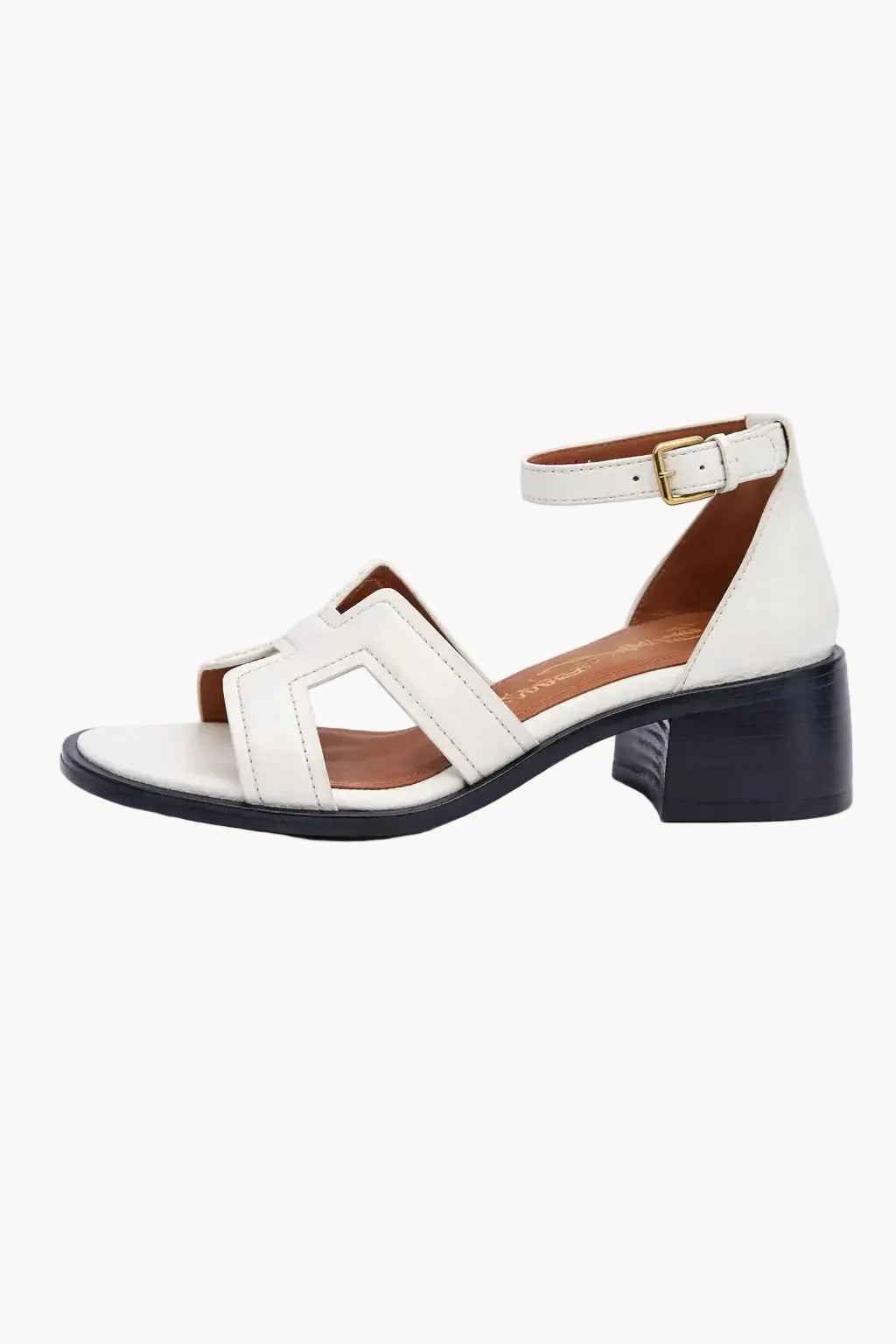 Lumiere Sandal, White — 02 side profile 2
