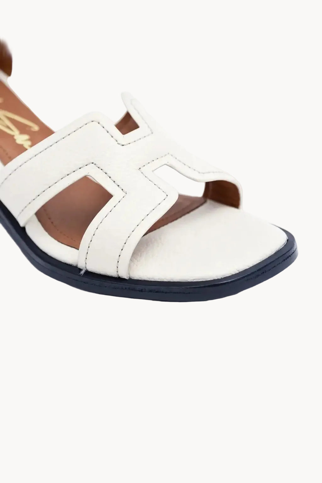 Lumiere Sandal, White — 03 close-up