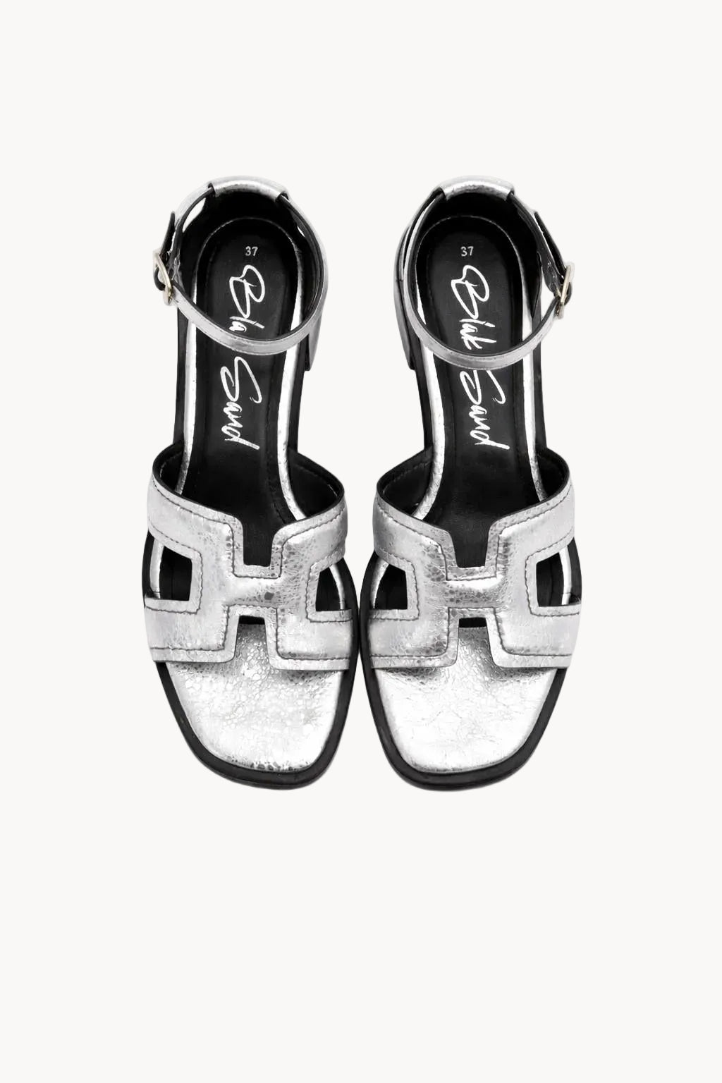 Lumiere Sandal, Silver — 03 three-quarter