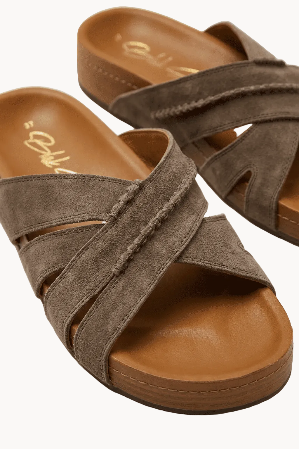 Romanov Zoloto-  Slides, Grey — 03 close-up