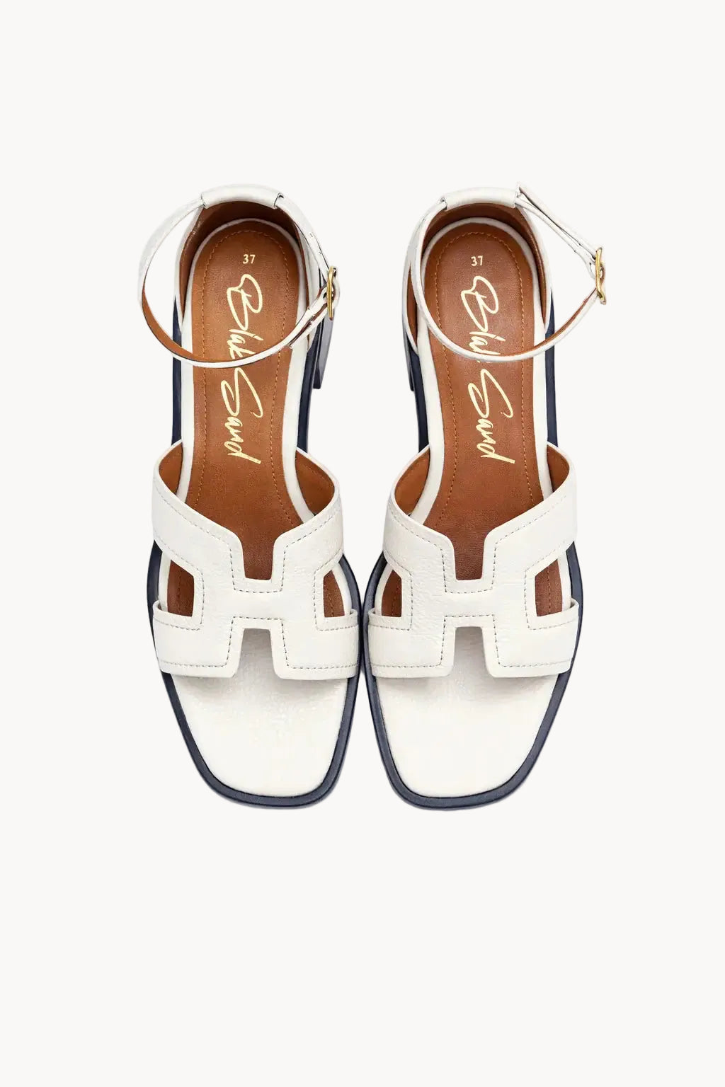 Lumiere Sandal, White — 04 three-quarter