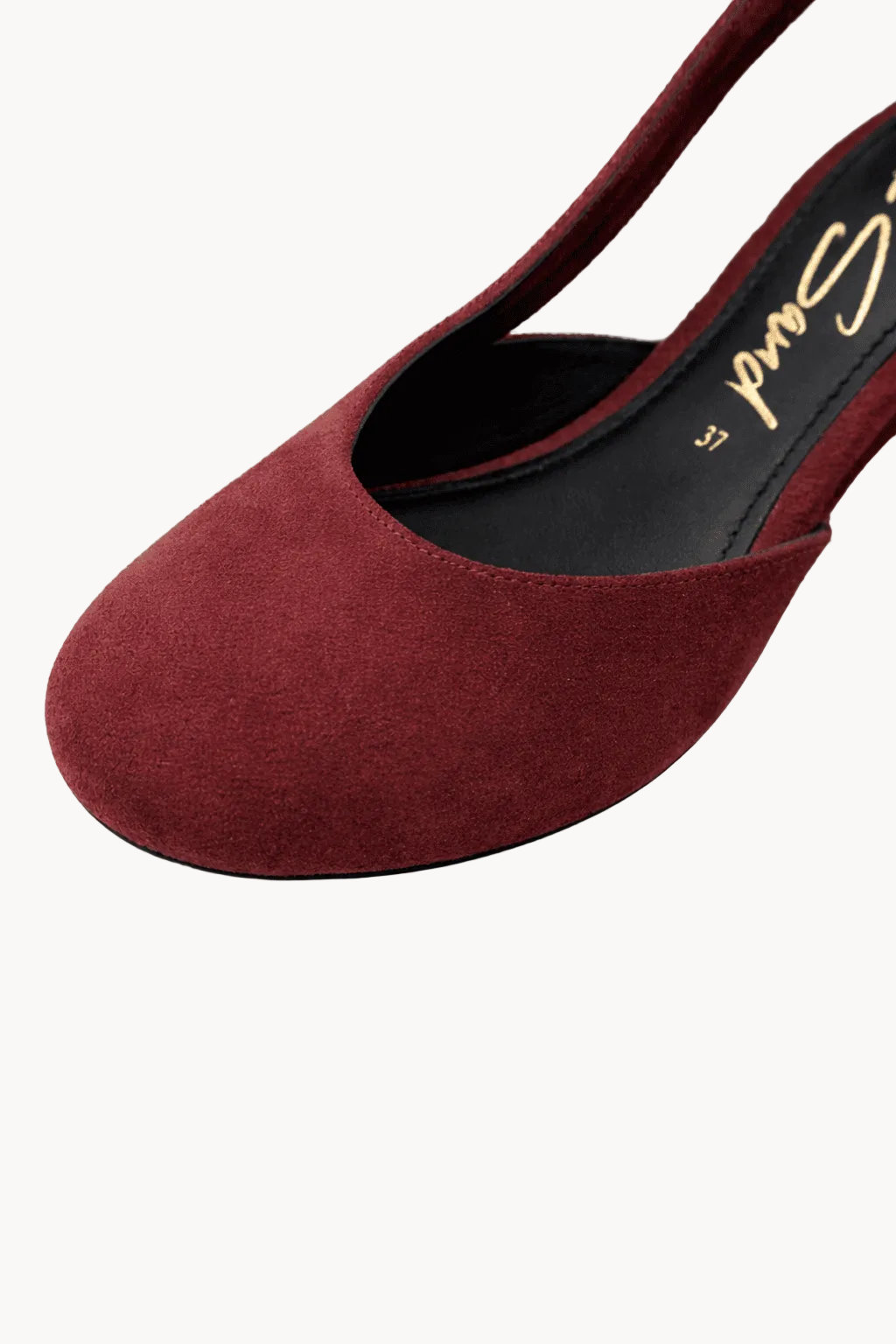 Milano T-Strap Nero, Burgundy — 03 close-up