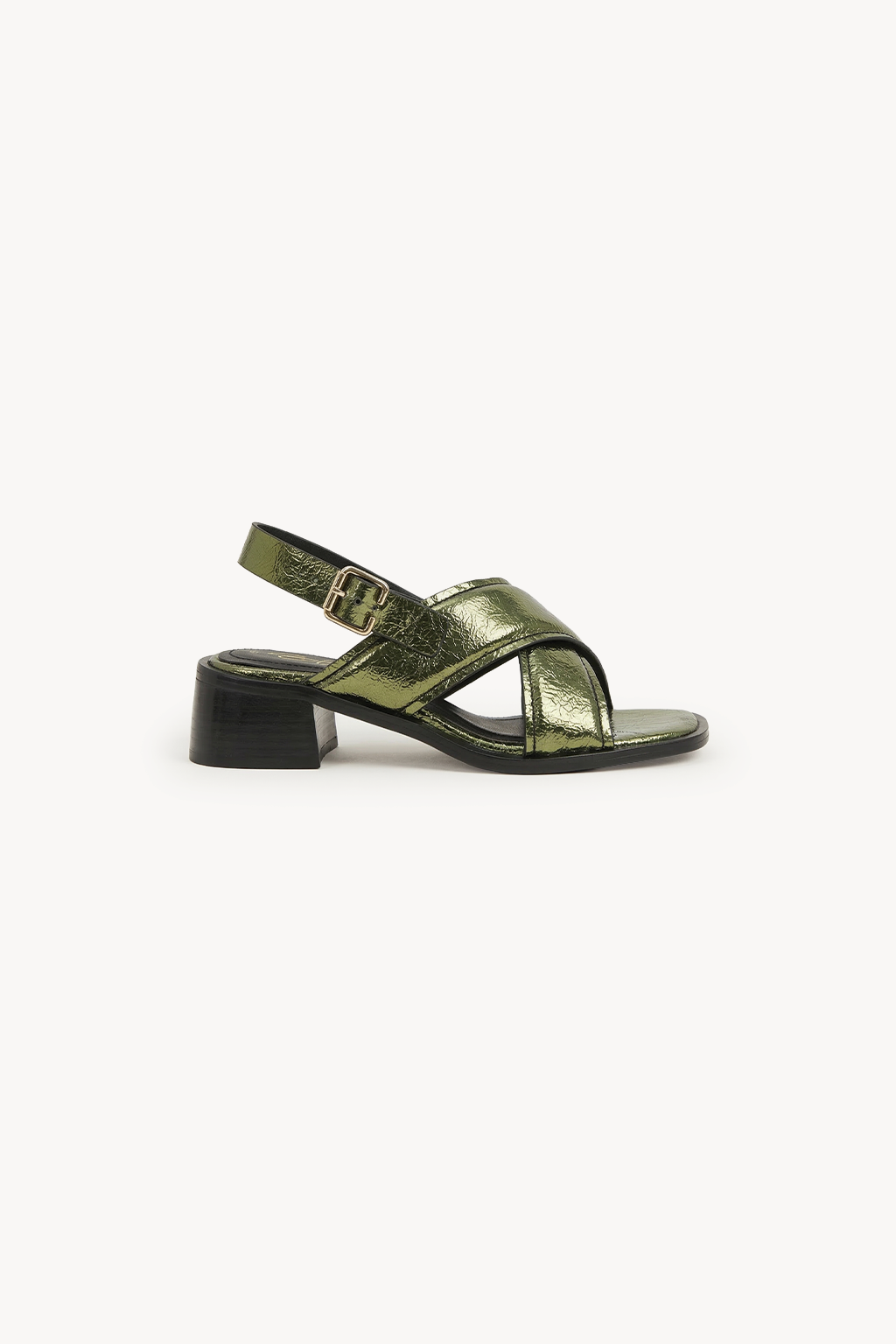 Fasce Milano - Sandal, Olive — 03 side profile