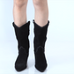 Drelan – Mid Boots with Weaving Detail