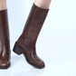 Brume – Square Toe Brush Effect Boots