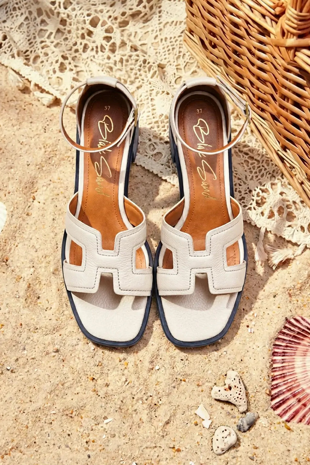 Lumiere Sandal, White — 09 styled